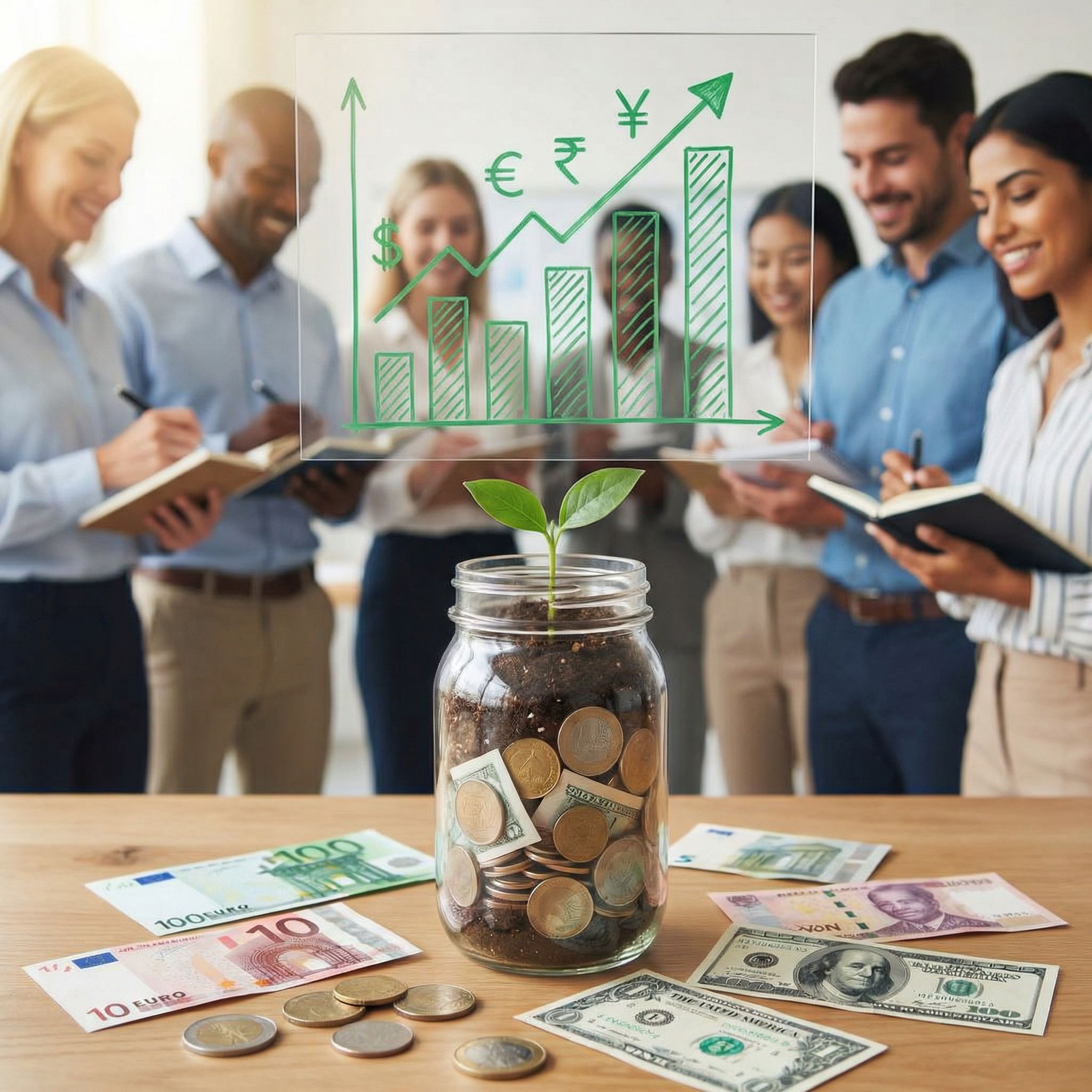 Savings jar for savings goal guide article