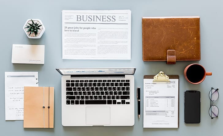 Bill payment calendar template preview on laptop